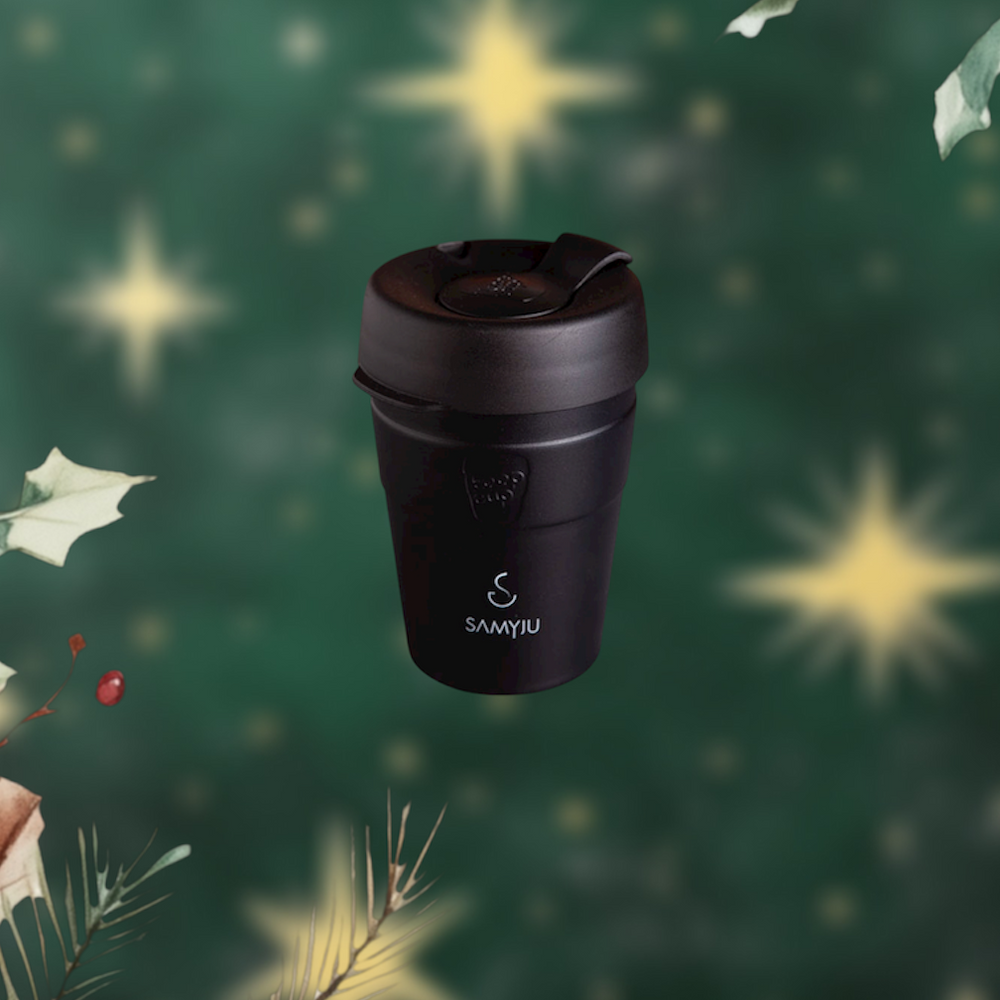 Thermo Kaffeebecher weihnachtlich