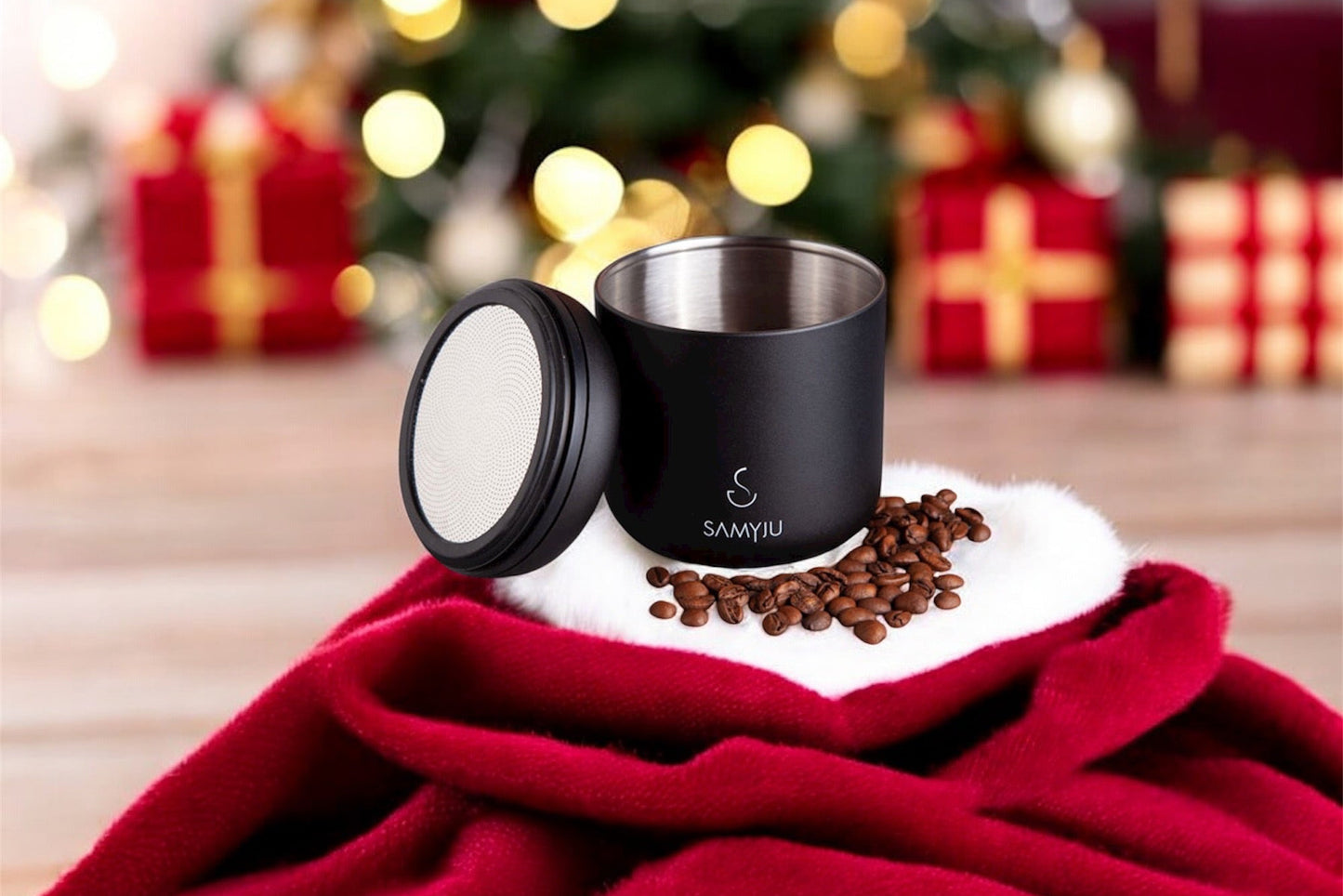 XMAS Kaffeedose weihnachtlich