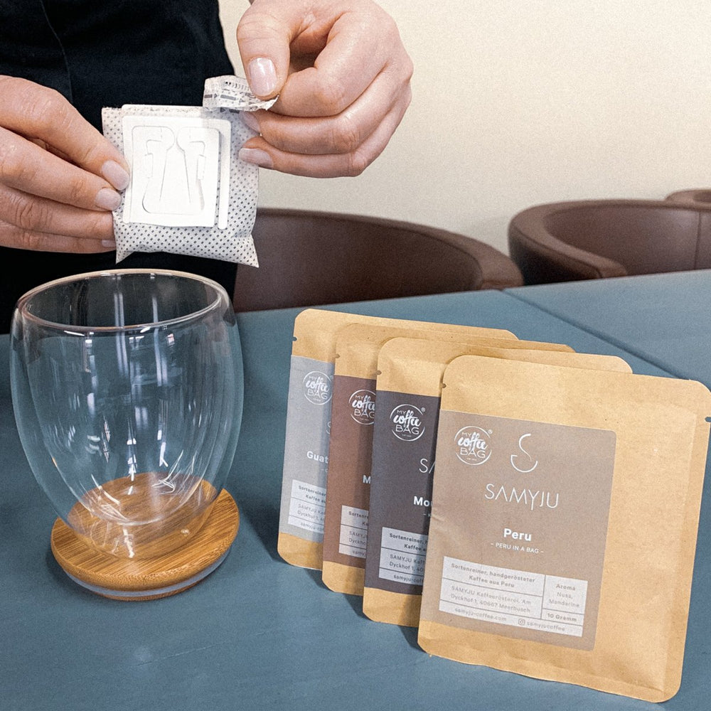 
                      
                        SAMYJU Coffee Bags | Geschenkset 6 Sorten
                      
                    