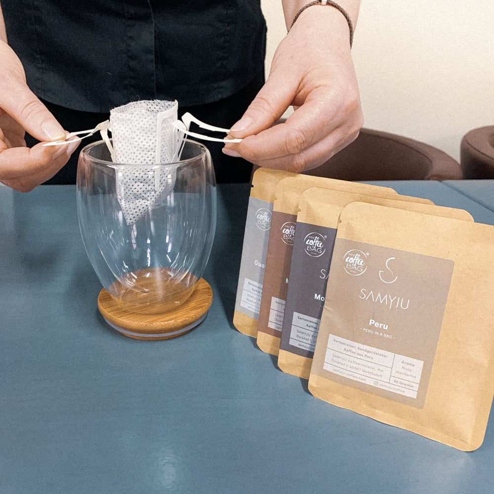 
                      
                        SAMYJU Coffee Bags | Geschenkset 6 Sorten
                      
                    