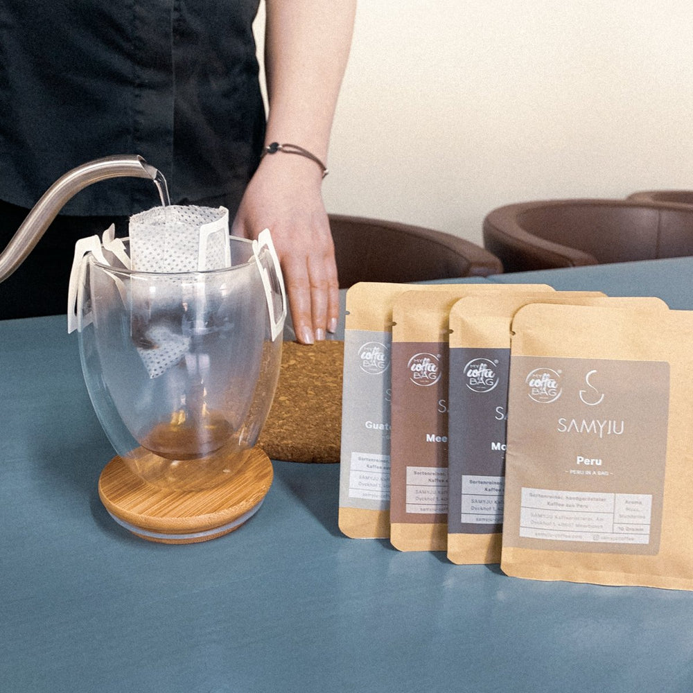 
                      
                        SAMYJU Coffee Bags | Geschenkset 6 Sorten
                      
                    