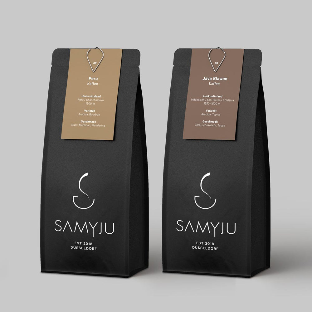 
                  
                    Probierpaket milder Kaffee (1x 250g Peru, 1x 250g Java)
                  
                